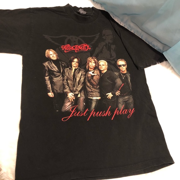 Other - Aerosmith 2001 Just Push Play Convert T-shirt